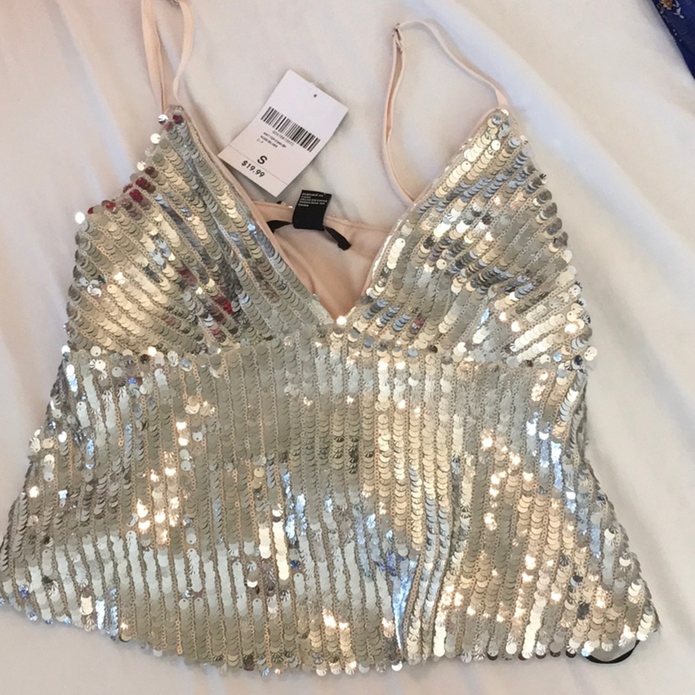 sequin top